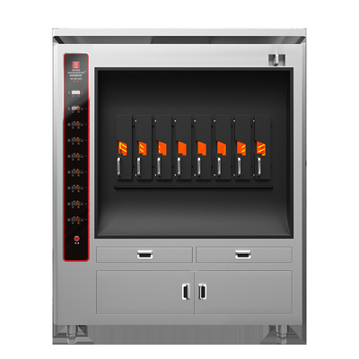 Gewerbliche elektrische Fischgrill mit 8 Abteilungen 8 Fische gleichzeitig Grillöfen