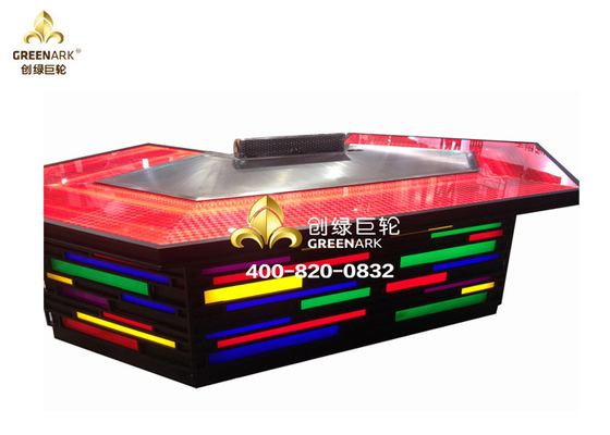 Brücken-Form-Oberleder oder dampfen unten Abführung Teppanyaki-Grill-Tabelle mit 11 Sitzen