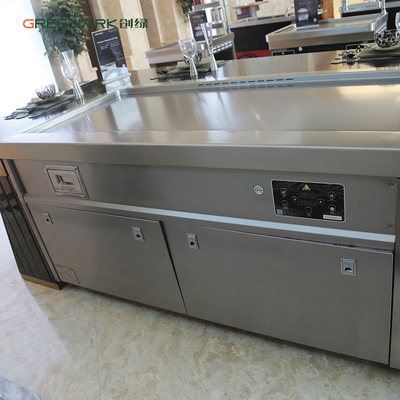Teppanyaki Grill Tisch 20mm Stahl Top mit CE ISO Zertifizierung aus China Fabrik