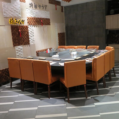 Gewerbliche Küche Elektrische Teppanyaki-Tisch mit Bogen Hibachi Grill