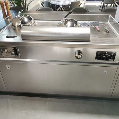 Kommerzielle Hibachi Japanische Grillplatte für 8 Personen, Teppanyaki-Grill für Restaurants