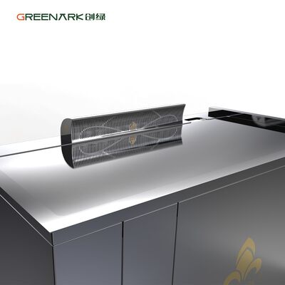 Gebraucht 20 mm dickes Teppanyaki Grilltisch aus Lebensmittelstahl mit 8000W Strom und dreifachem Luftstromsystem