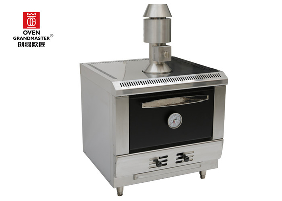 Restaurant-Handelsgrill grillt Holzkohlen-Heizung mit kleinem Kamin 800mm