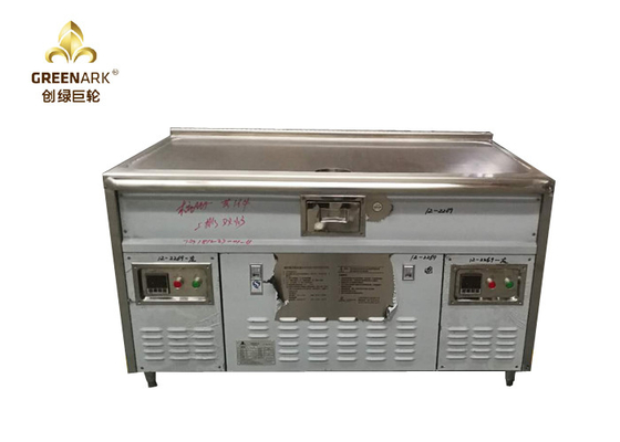 Induktions-Heizung Innen-Teppanyaki-Grill-obere Abführungs-Doppelbrenner