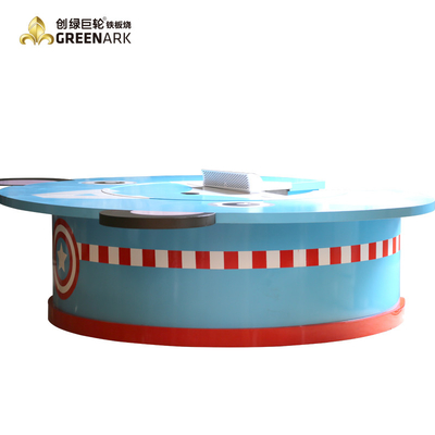Rechteck Teppanyaki-Grill-Tabellen-Induktions-Heizung mit Dampf-Reinigungsapparat