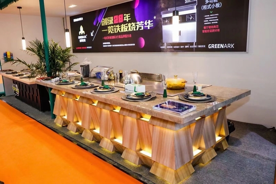 Edelstahl-Grill Teppanyaki-Tabellen-Grill-Induktions-Heizung