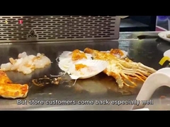 Stahl Teppanyaki-Grill-Tabelle des Restaurant-380V Satinless