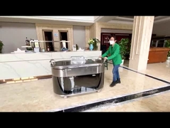 Ovaler mobiler Teppanyaki Grilltisch