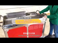 Mobiler Teppanyaki-Grilltisch